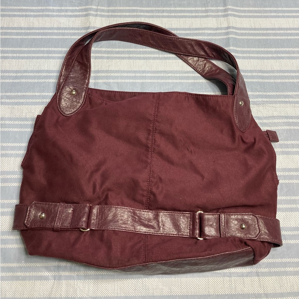 💛TODAY***$17***RARE Vintage Payless plum colored purse.